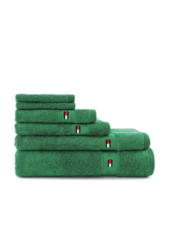 Tommy Hilfiger Facecloth Legend 50x100cm Verde Weight 540gr/m²