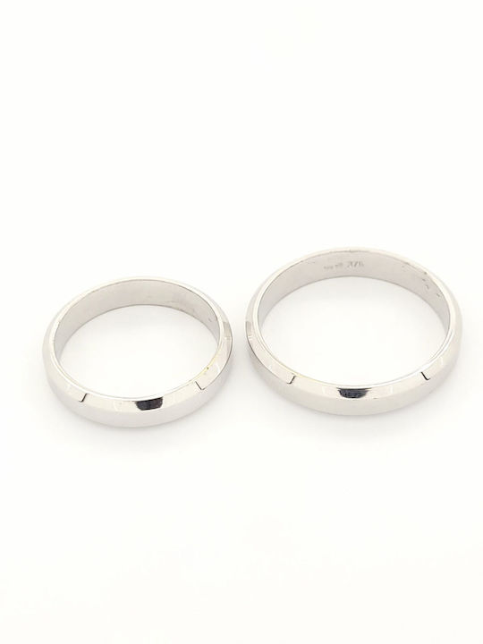 4 Ever Damen Ring Spinner Weißgold 9K