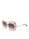 Ted Baker Women's Sunglasses with Beige Frame and Purple Gradient Lens