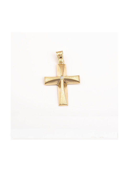 Kosmima Shop Damen Gold Kreuz 14K