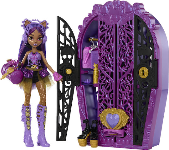 Mattel Skulltimate Secrets Monster Mysteries Clawdeen Wolf Κούκλα Monster High για 4+ Ετών