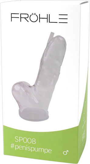 Frohle Ρεαλιστικό Dildo με Όρχεις Διάφανο 21cm
