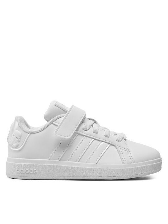 adidas Grand Court Kids Sneakers with Scratch White