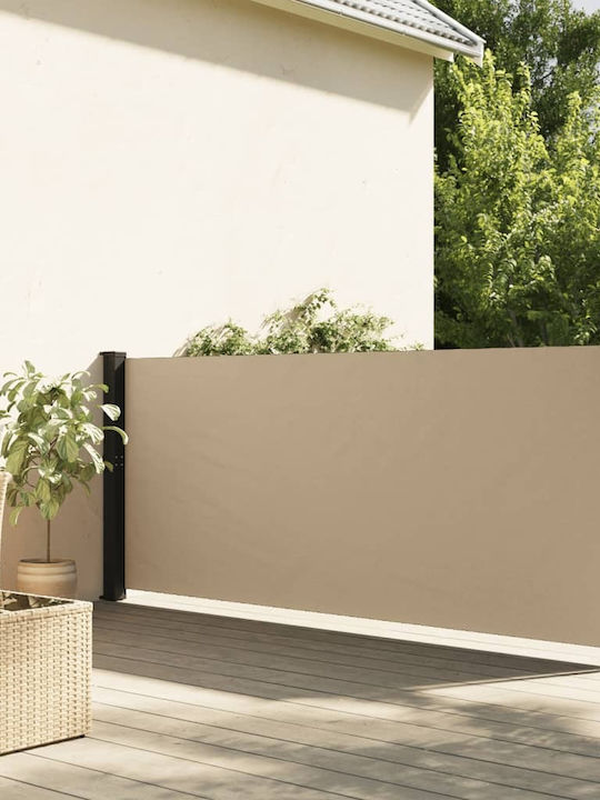 vidaXL Seitenrolloschatten Terrasse Beige 1.2x3m