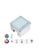 GloboStar Σποτ Δαπέδου LED 2W RGB IP68 Γκρι
