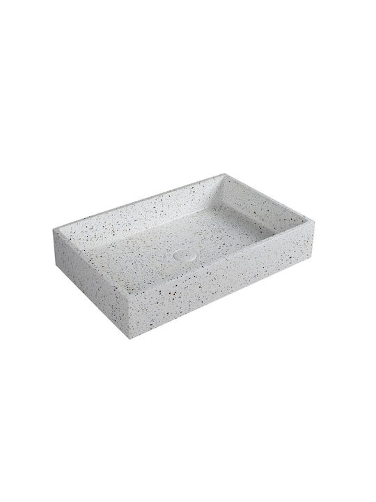 Karag Dion Επικαθήμενος Νιπτήρας Πέτρινος 60x39...