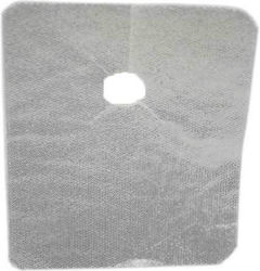 Gaze de traheostomie din aluminiu Metalline 9cm X 8cm 50 bucăți