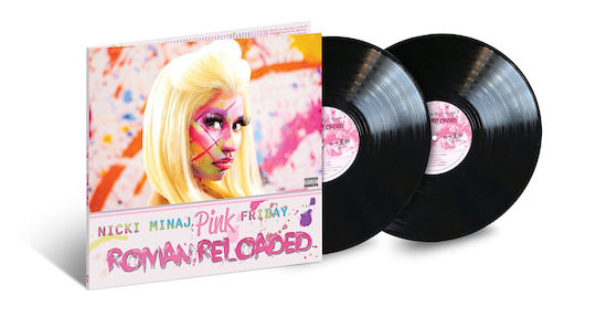 P!nk Nicki Minaj Pink Friday... Roman Reloaded 2xLP Roz Vinil