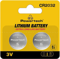 Powertech Uhrenbatterie Lithium CR2032 3V