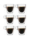 Becher Glas Transparent 250ml 6Stück