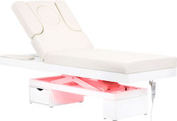 Activeshop Azzurro 815B Κρεβάτι Μασάζ Λευκό 207x79εκ.