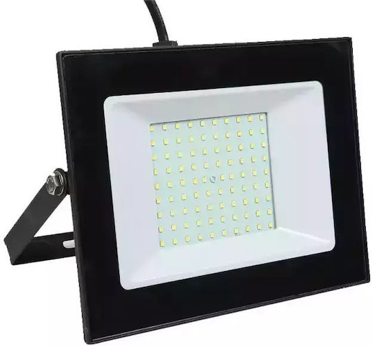 Best Service LED Flutlicht 100W Natürliches Weiß 4000K