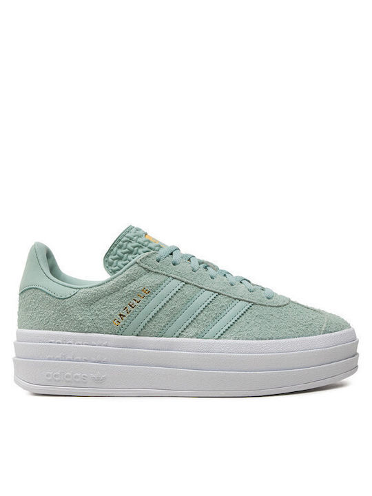 Adidas Gazelle Bold Damen Sneakers Grün