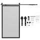 HomCom Sliding Door Mechanism Black