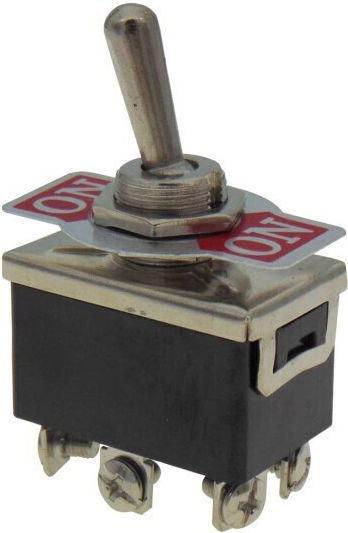 Comutator On-On 10A/250V 6P KN3C-102-A