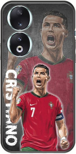 Euro 2024 Cristiano Ronaldo Honor 90 5g Black Tpu Μαύρη Σιλικόνη