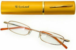 Eyelead Lesebrillen +3.00 mit Magnet in Gold Farbe P 203