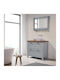 Mabo Countertop without Sink with Mirror Gray