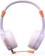HAMA Teens Guard II Wireless On Ear / Over Ear Multimedia Headphone with Microphone Bluetooth / USB-C Purple