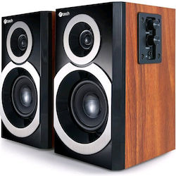 C-TECH SPK-310WD Hi-Fi Тонколони За Bookself 20W Кафяви C-TECH SPK-310WD Hi-Fi Тонколони За Bookself 20W Кафяви