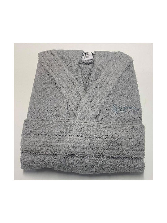 Hatzitex Collar Bathrobe Grey