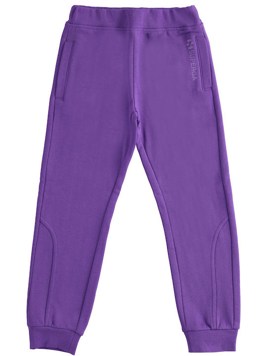 Superga Copilăresc Pantalon de Trening Purple