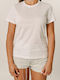 Edward Jeans Women's Blouse Short Sleeve White