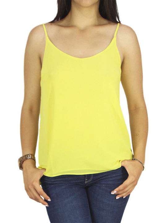 Soft Rebels Women's Blouse with Straps Yellow