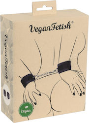 Vegan Fetish Χειροπέδες σε Μαύρο Χρώμα