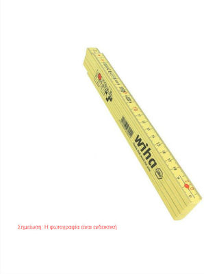 27308 Plastic Folding Ruler 2m