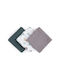 Petite & Mars Πάνα Αγκαλιάς Grey 68x68εκ. 3τμχ