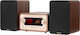 Kruger & Matz Soundsystem 2 KM1961 60W mit CD Player und Bluetooth Braun