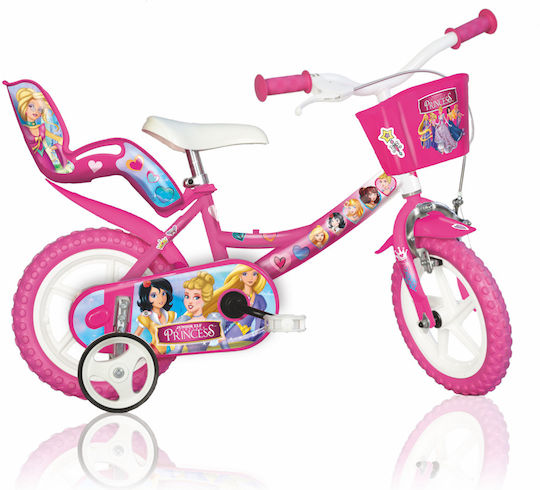 Dino Bikes Princess 12" Kinderfahrrad Stadt Rosa