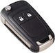 Car Key Shell with Blade with 2 Buttons for Chevrolet / Opel