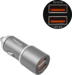Treqa CC-324 Φορτιστής Αυτοκινήτου με Θύρα 1xUSB-A Treqa CC-324 Φορτιστής Αυτοκινήτου με Θύρα 1xUSB-A