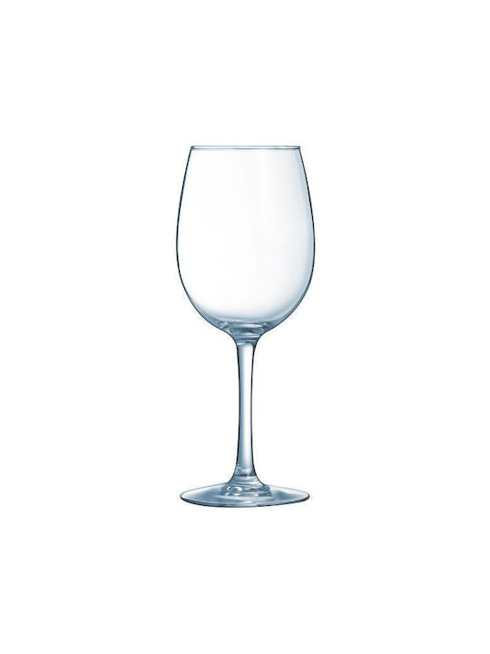 Vina Σετ Ποτήρια για Λευκό και Κόκκινο Κρασί από Γυαλί Κολωνάτα 360ml 6τμχ