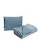 Sensillo Baby Bettbezug Set mit Kissenbezug Blue 80x100cm.