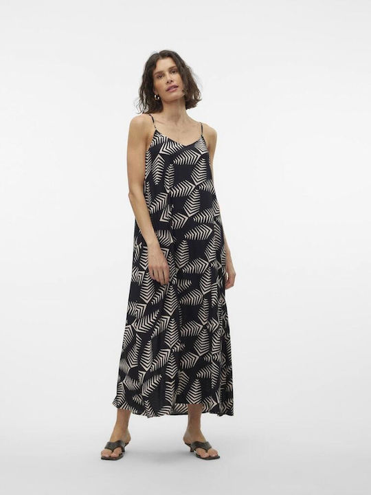 Vero Moda Kleid mit Rüschen Schwarz