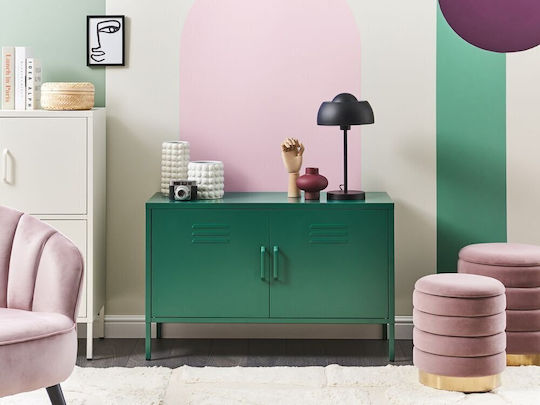 Μπουφές από Μέταλλο Green 100x40x65cm