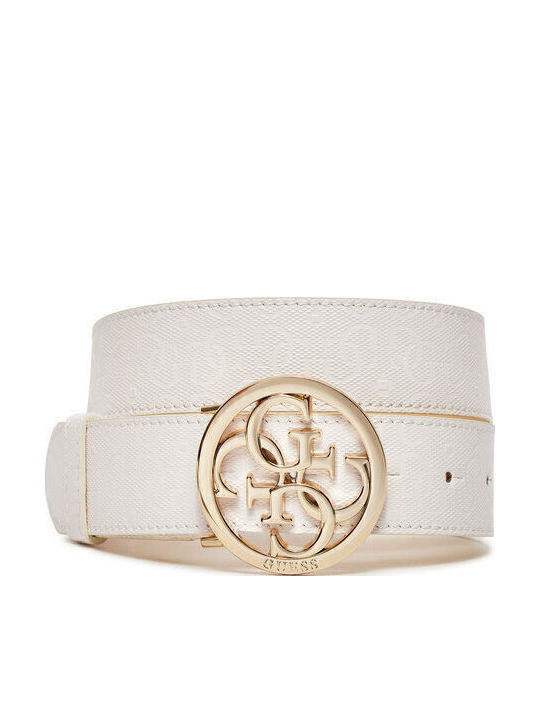 Guess Γυναικεία Ζώνη Λευκή