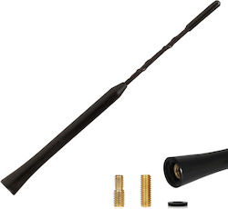 Alca Car Antenna Roof Threaded for Radio in Black Color