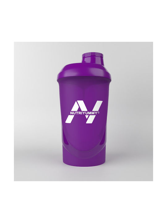 Nutriyummy Shaker Πρωτεΐνης 800ml Πλαστικό Μωβ