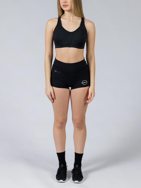 Gsa Γυναικείο Ελαστικό Shorts Προπόνησης Μαύρο