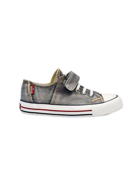 Levi's Kinder-Sneaker mit Klettverschluss Gray