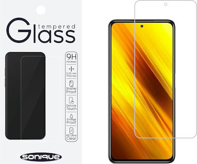 Sonique Hardy Glass 2.5D 0.33mm Full Glue Full Face Tempered Glass 1pcs (Xiaomi Poco X3 NFC / Poco X3 Pro / Poco X4 Pro 5G)