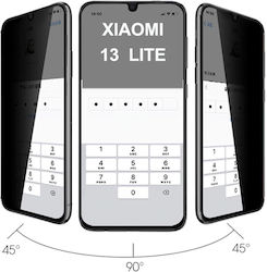 Vollflächig gehärtetes Glas 0.3mm Schwarz (Xiaomi 13 Lite) Vollflächig gehärtetes Glas 0.3mm Schwarz (Xiaomi 13 Lite)