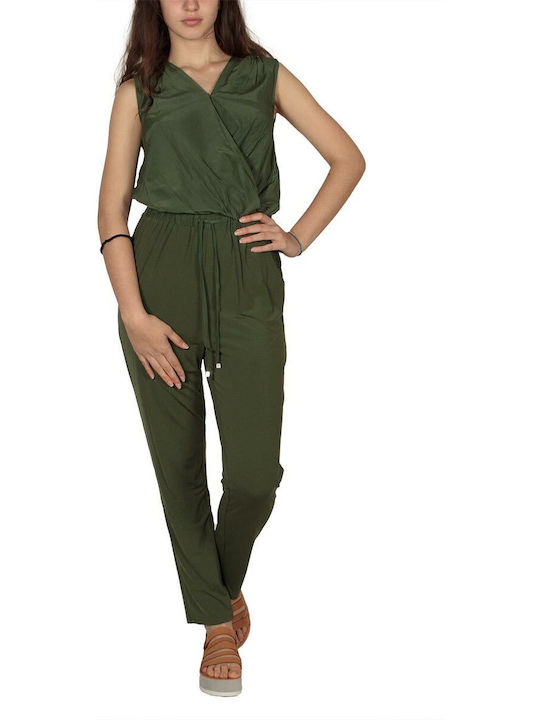 Soft Rebels Women's Sleeveless One-piece Suit Green
