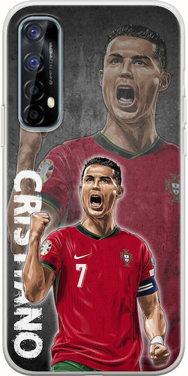 Euro 2024 Cristiano Ronaldo Realme 7 Flexible Tpu Transparent Silicone