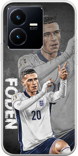 Euro 2024 Phil Foden Vivo Y22s Carcasa flexibilă din silicon transparent TPU