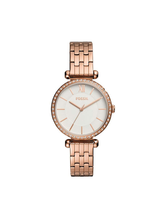 Fossil Ceas cu Rose Gold Brățară Metalică